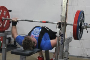 Nick Dorn 170kg Powerlifting Competition Bench